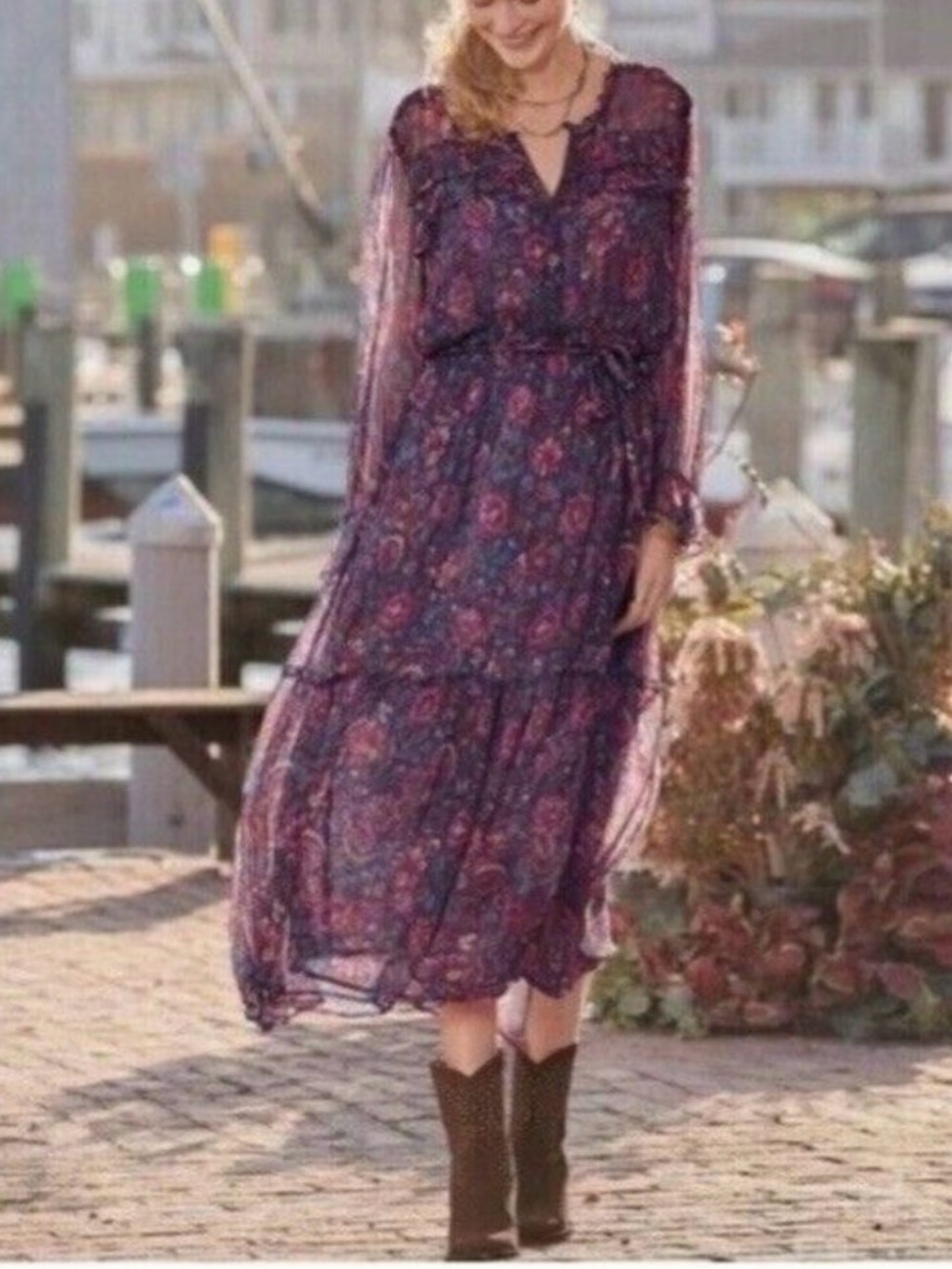 Sundance Litzy Bloom Dress Large